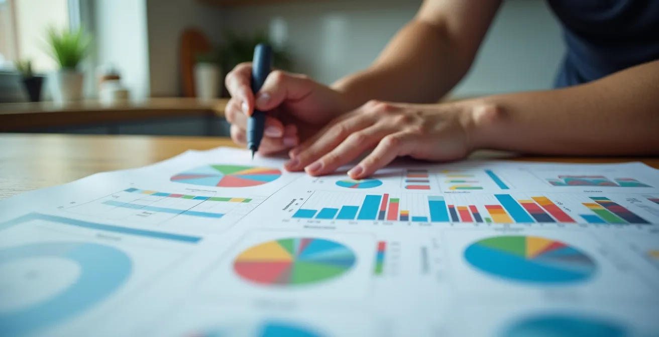 Personne analysant attentivement un rapport d'inspection